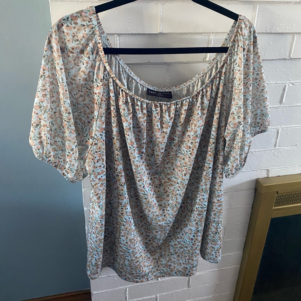 Sz 22/24 Lane Bryant Off the Shoulder Top